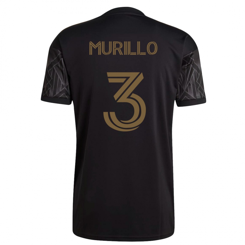 Enfant Maillot Jesús Murillo #3 Noir Tenues Domicile 2023/24 T-Shirt Suisse