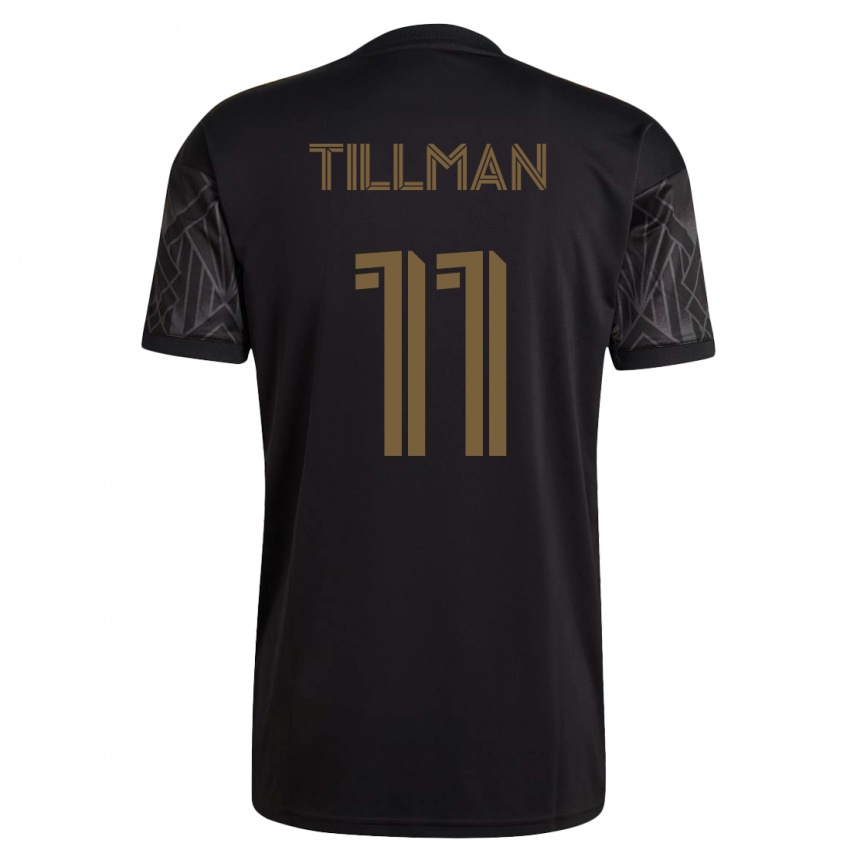 Enfant Maillot Timothy Tillman #11 Noir Tenues Domicile 2023/24 T-Shirt Suisse