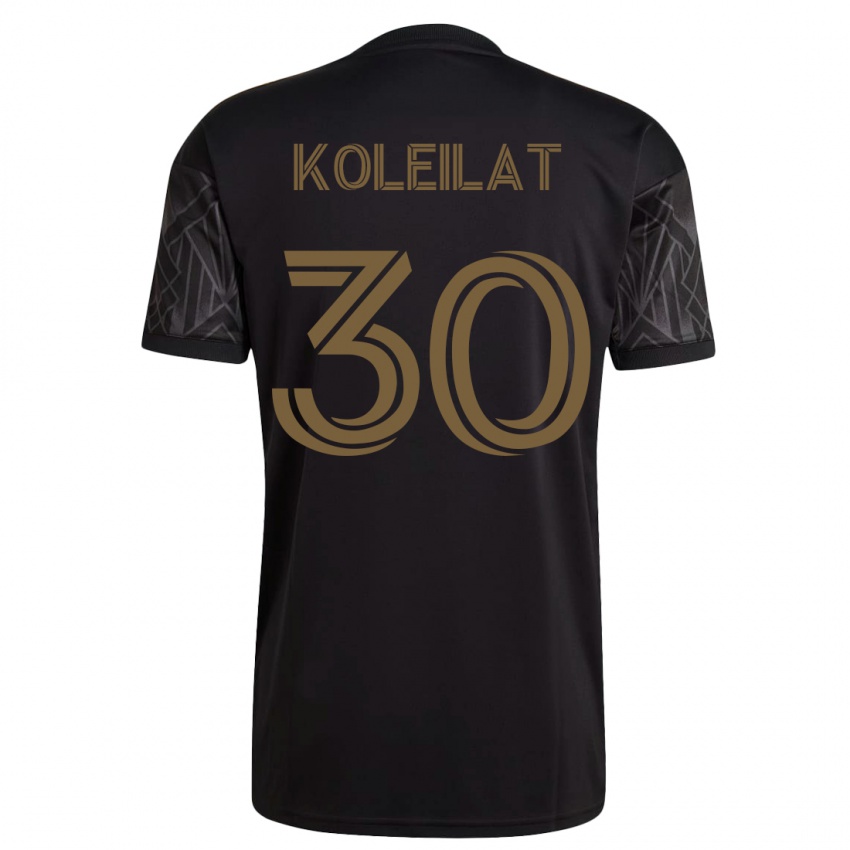 Enfant Maillot Jassem Koleilat #30 Noir Tenues Domicile 2023/24 T-Shirt Suisse