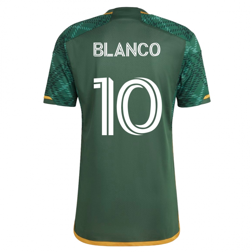 Enfant Maillot Sebastián Blanco #10 Vert Tenues Domicile 2023/24 T-Shirt Suisse