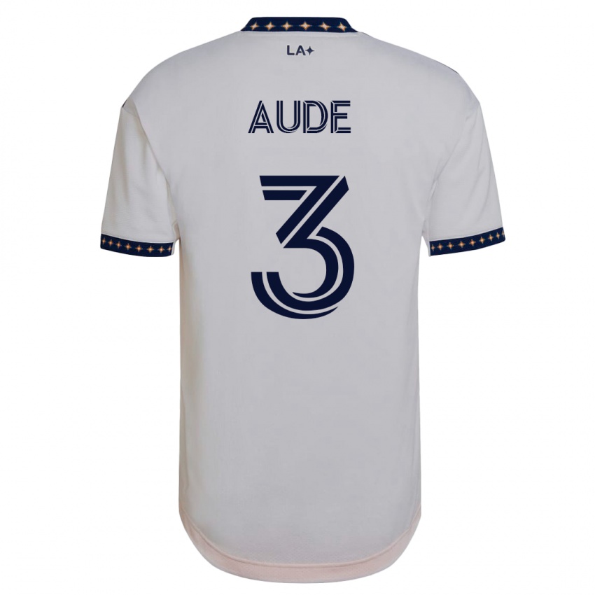Enfant Maillot Julián Aude #3 Blanc Tenues Domicile 2023/24 T-Shirt Suisse