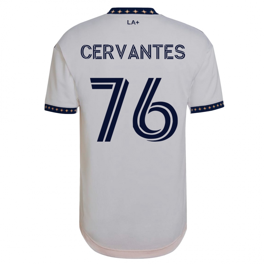 Enfant Maillot Aaron Cervantes #76 Blanc Tenues Domicile 2023/24 T-Shirt Suisse