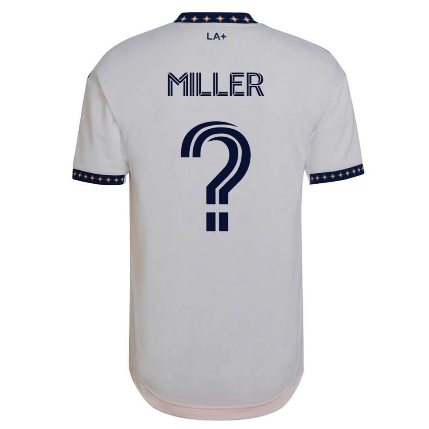 Enfant Maillot Harbor Miller #0 Blanc Tenues Domicile 2023/24 T-Shirt Suisse