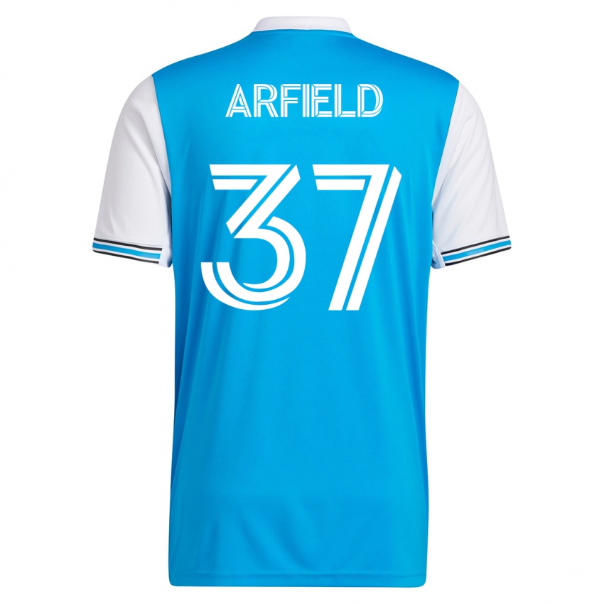 Kinder Scott Arfield #37 Blau Heimtrikot Trikot 2023/24 T-Shirt Schweiz