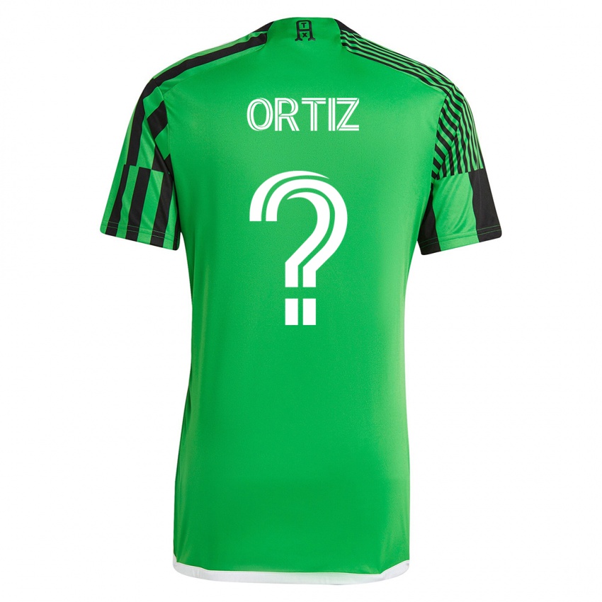 Kinder Viggo Ortiz #0 Grün Schwarz Heimtrikot Trikot 2023/24 T-Shirt Schweiz