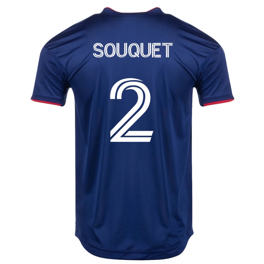 Enfant Maillot Arnaud Souquet #2 Marin Tenues Domicile 2023/24 T-Shirt Suisse