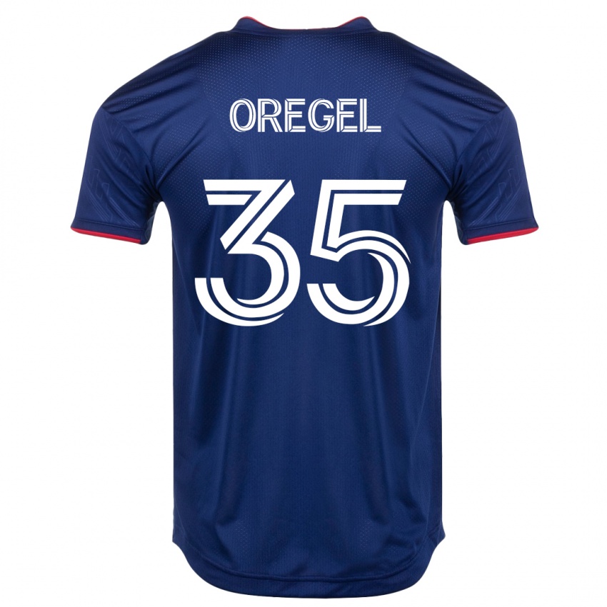 Kinder Sergio Oregel #35 Marine Heimtrikot Trikot 2023/24 T-Shirt Schweiz