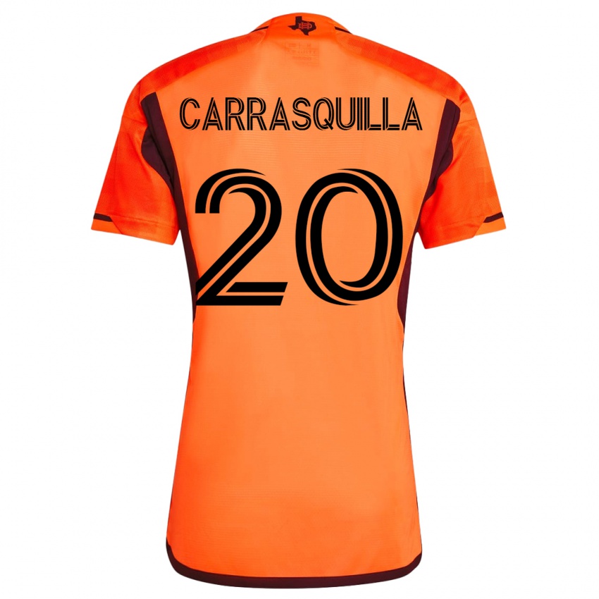 Enfant Maillot Adalberto Carrasquilla #20 Orange Tenues Domicile 2023/24 T-Shirt Suisse