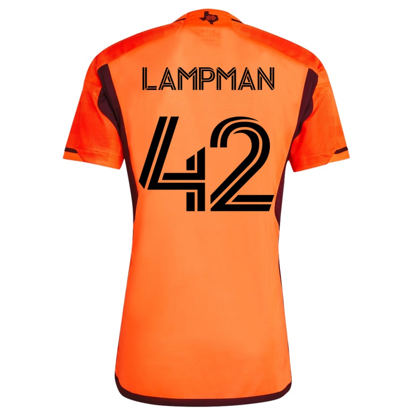 Kinder Tate Lampman #42 Orangefarben Heimtrikot Trikot 2023/24 T-Shirt Schweiz