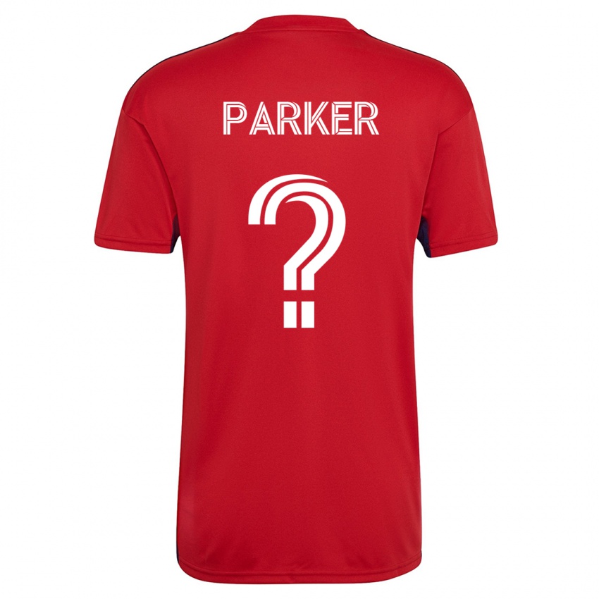 Enfant Maillot Isaiah Parker #0 Rouge Tenues Domicile 2023/24 T-Shirt Suisse