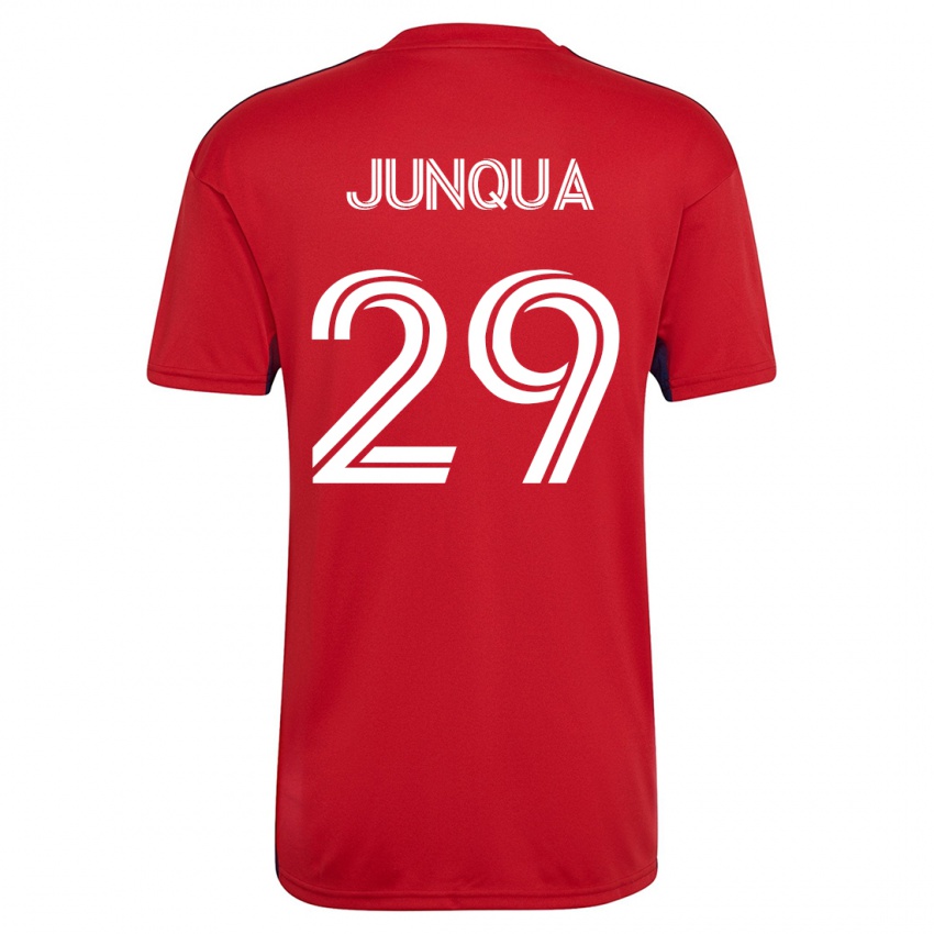 Kinder Sam Junqua #29 Rot Heimtrikot Trikot 2023/24 T-Shirt Schweiz