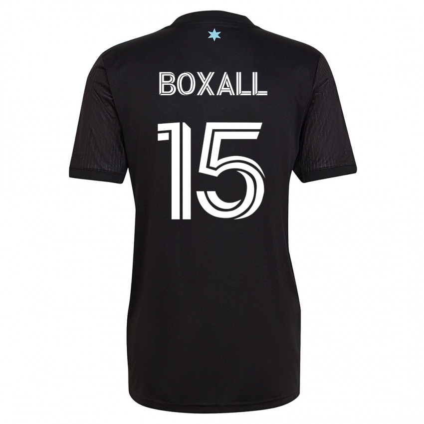 Enfant Maillot Michael Boxall #15 Noir Tenues Domicile 2023/24 T-Shirt Suisse