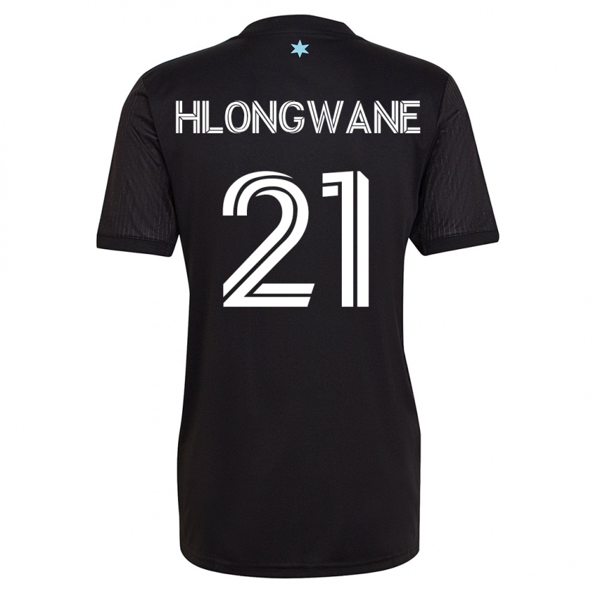 Kinder Bongokuhle Hlongwane #21 Schwarz Heimtrikot Trikot 2023/24 T-Shirt Schweiz