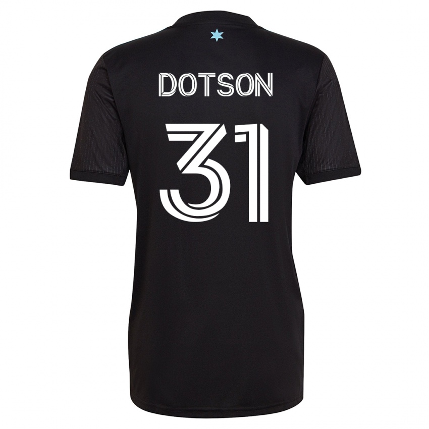 Kinder Hassani Dotson #31 Schwarz Heimtrikot Trikot 2023/24 T-Shirt Schweiz