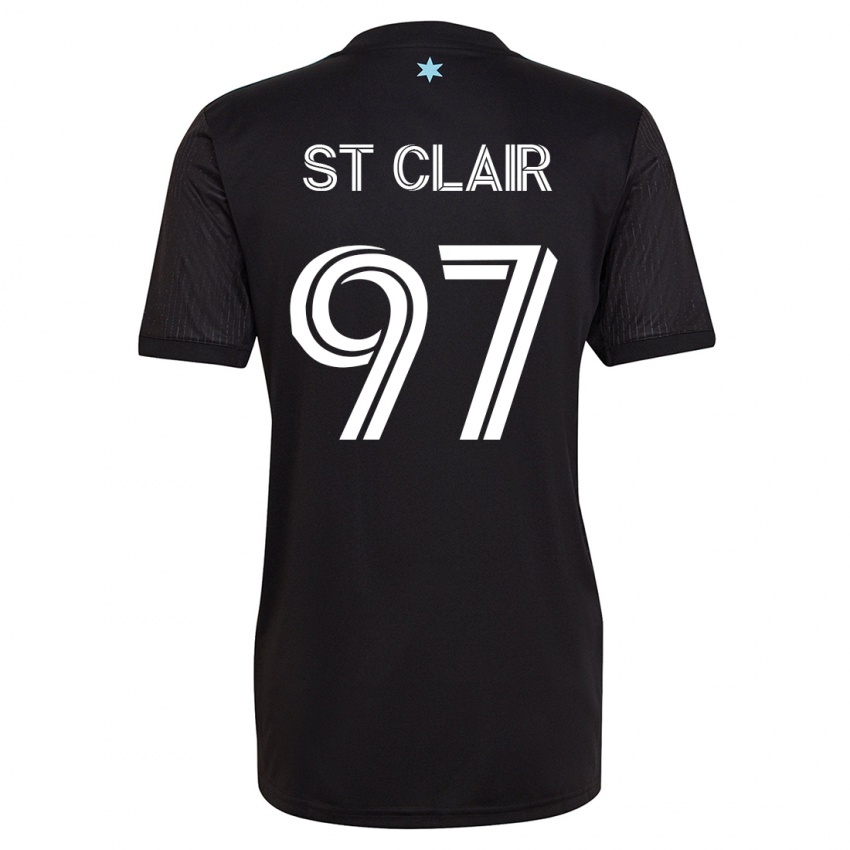Kinder Dayne St. Clair #97 Schwarz Heimtrikot Trikot 2023/24 T-Shirt Schweiz