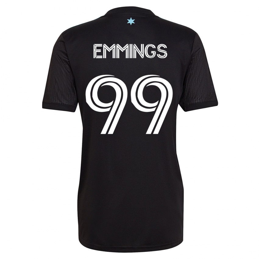 Kinder Fred Emmings #99 Schwarz Heimtrikot Trikot 2023/24 T-Shirt Schweiz