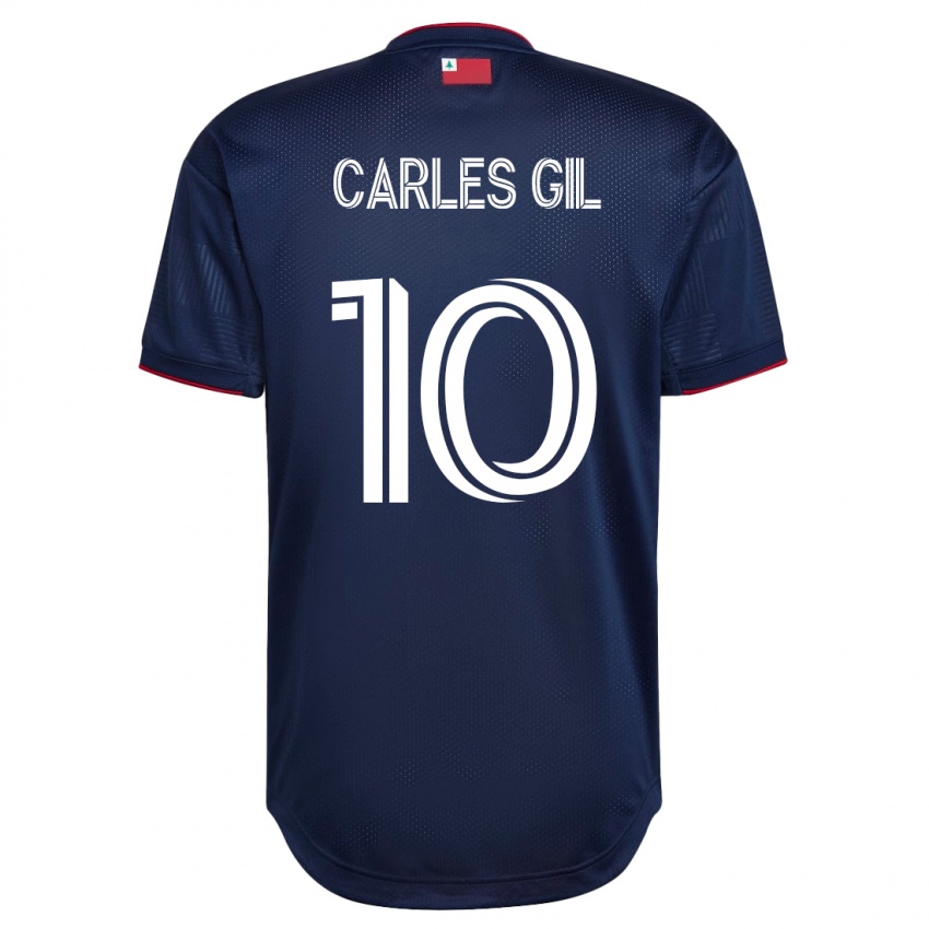 Enfant Maillot Carles Gil #10 Marin Tenues Domicile 2023/24 T-Shirt Suisse