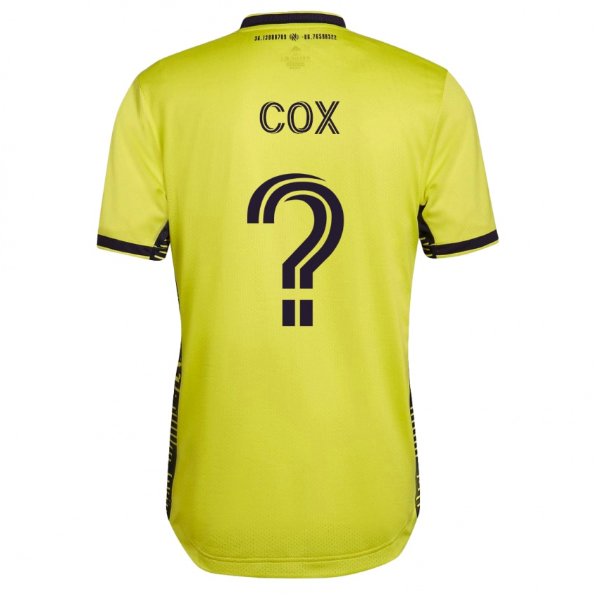 Kinder Justin Cox #0 Gelb Heimtrikot Trikot 2023/24 T-Shirt Schweiz