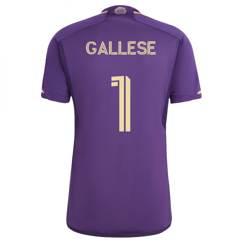 Enfant Maillot Pedro Gallese #1 Violet Tenues Domicile 2023/24 T-Shirt Suisse