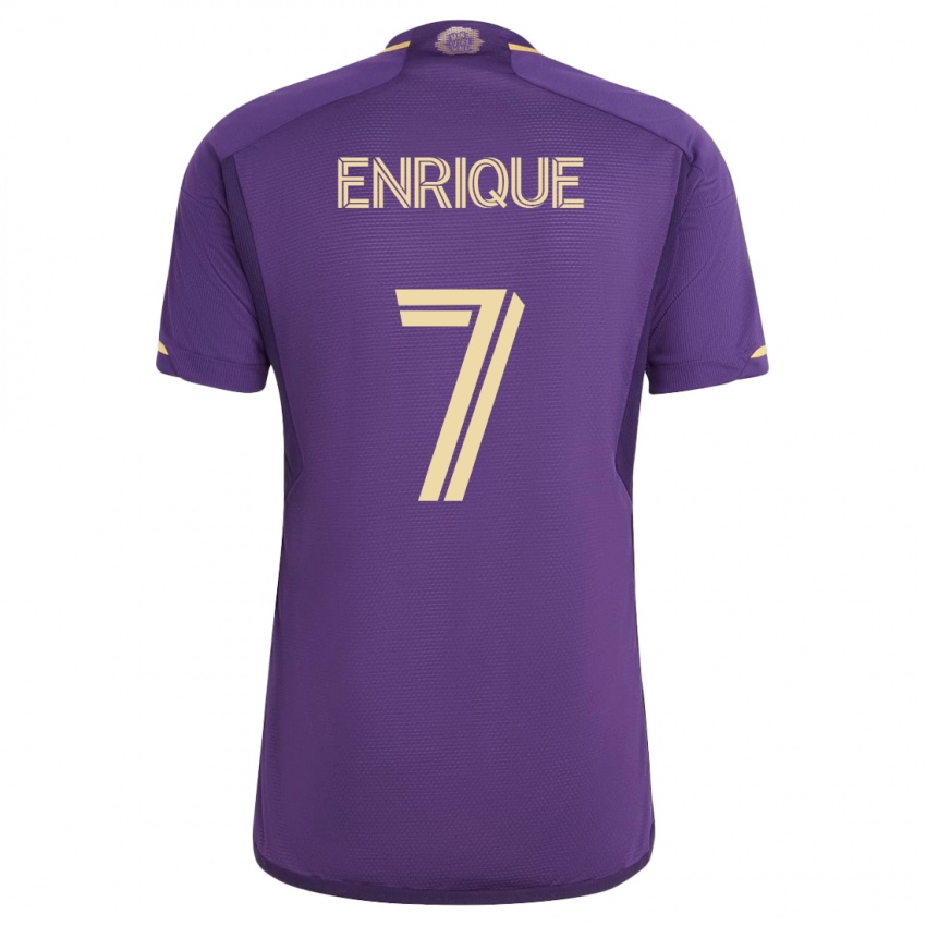 Enfant Maillot Ramiro Enrique #7 Violet Tenues Domicile 2023/24 T-Shirt Suisse