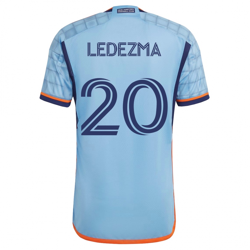 Enfant Maillot Richard Ledezma #20 Bleu Tenues Domicile 2023/24 T-Shirt Suisse