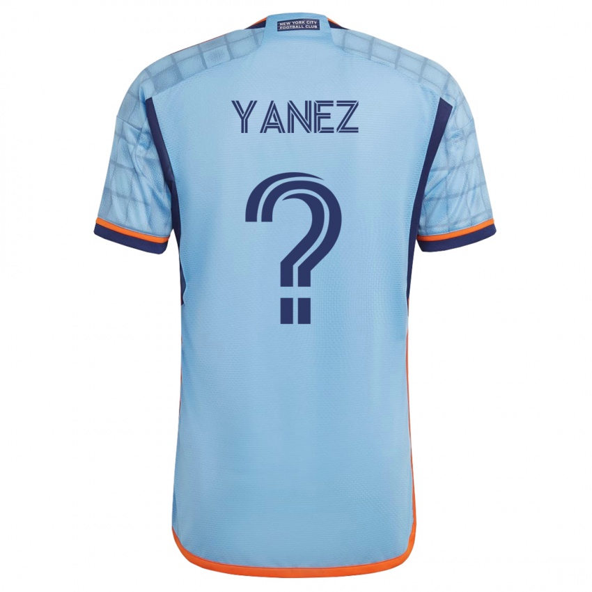Kinder Zidane Yañez #0 Blau Heimtrikot Trikot 2023/24 T-Shirt Schweiz