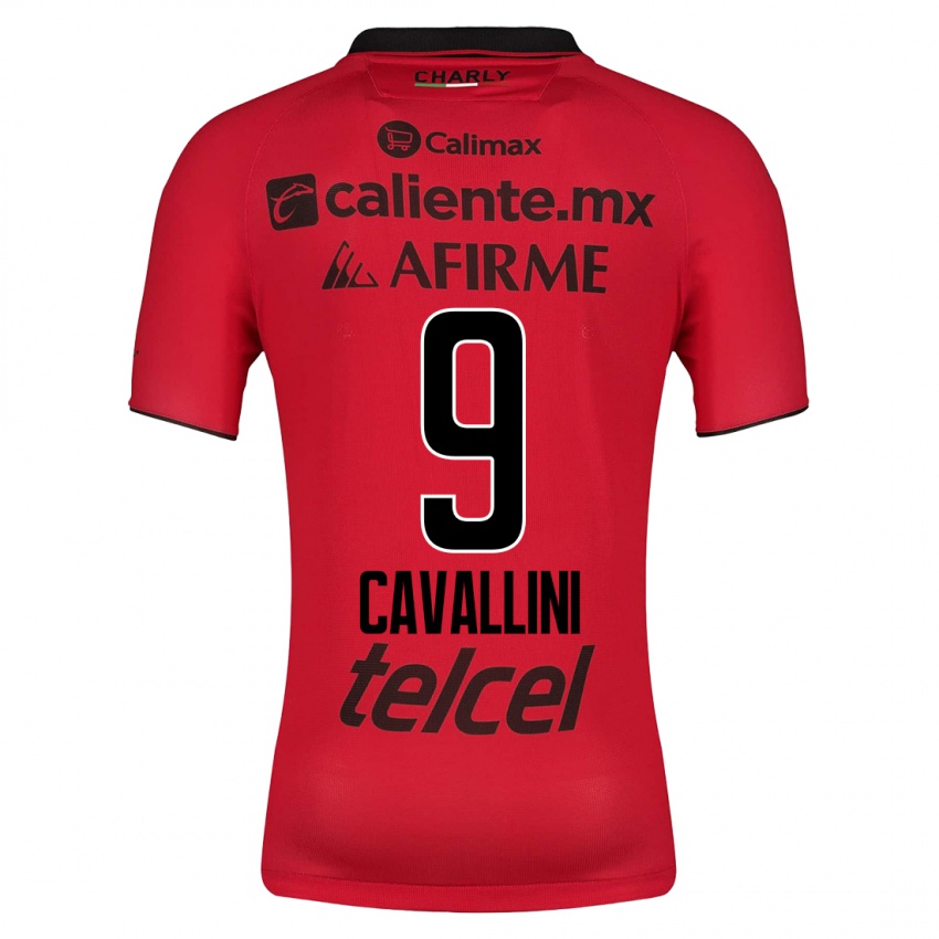 Enfant Maillot Lucas Cavallini #9 Rouge Tenues Domicile 2023/24 T-Shirt Suisse