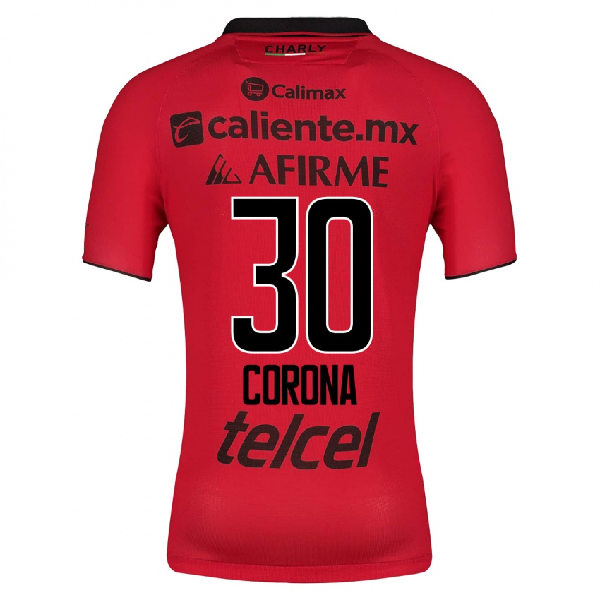 Enfant Maillot Jesús Corona #30 Rouge Tenues Domicile 2023/24 T-Shirt Suisse