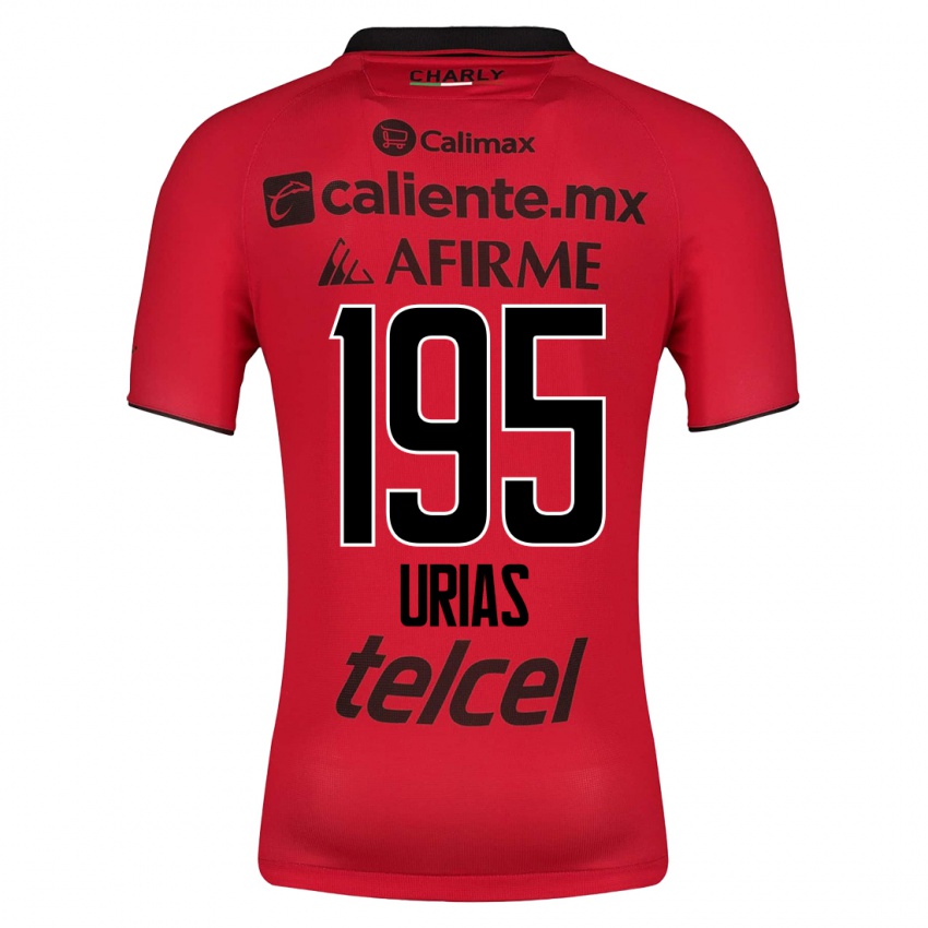 Enfant Maillot Héctor Urías #195 Rouge Tenues Domicile 2023/24 T-Shirt Suisse