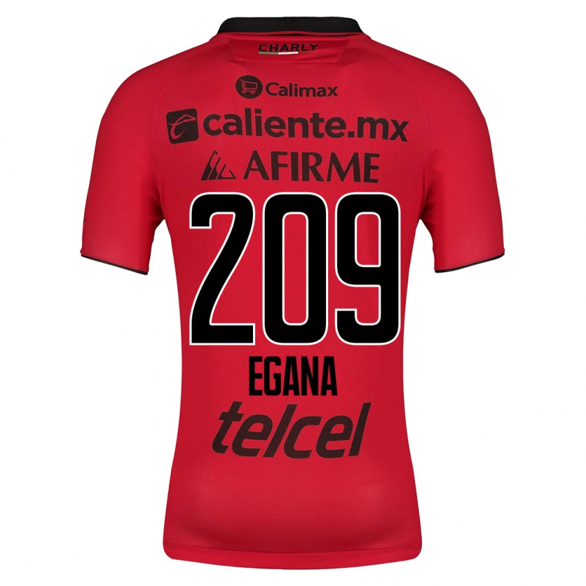 Enfant Maillot Arath Egaña #209 Rouge Tenues Domicile 2023/24 T-Shirt Suisse