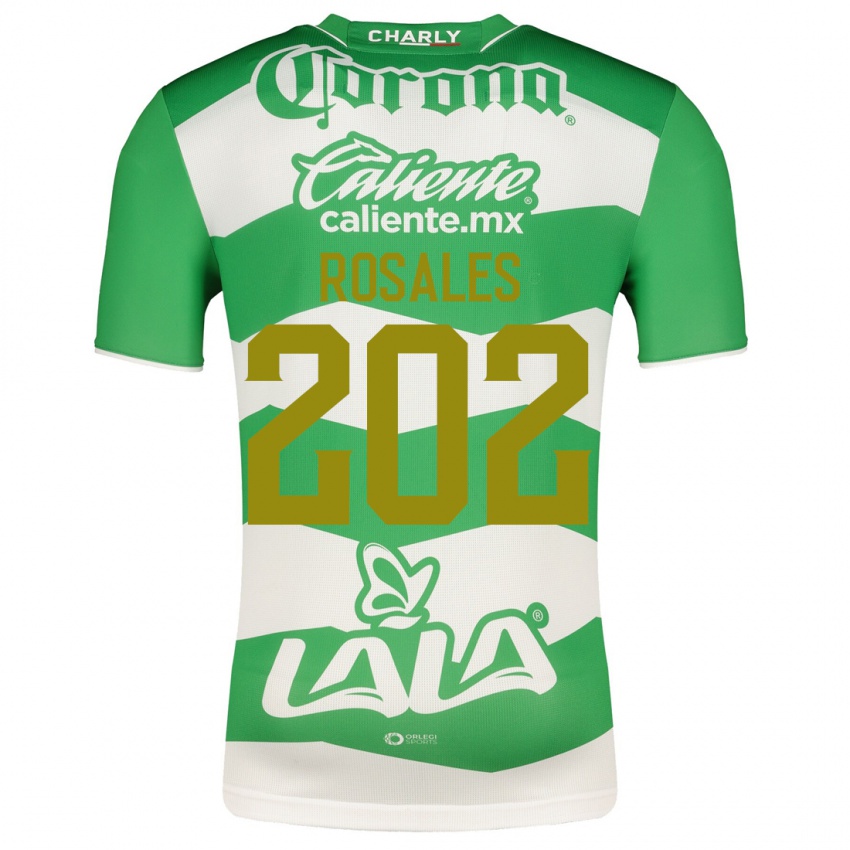 Enfant Maillot Luis Rosales #202 Vert Tenues Domicile 2023/24 T-Shirt Suisse