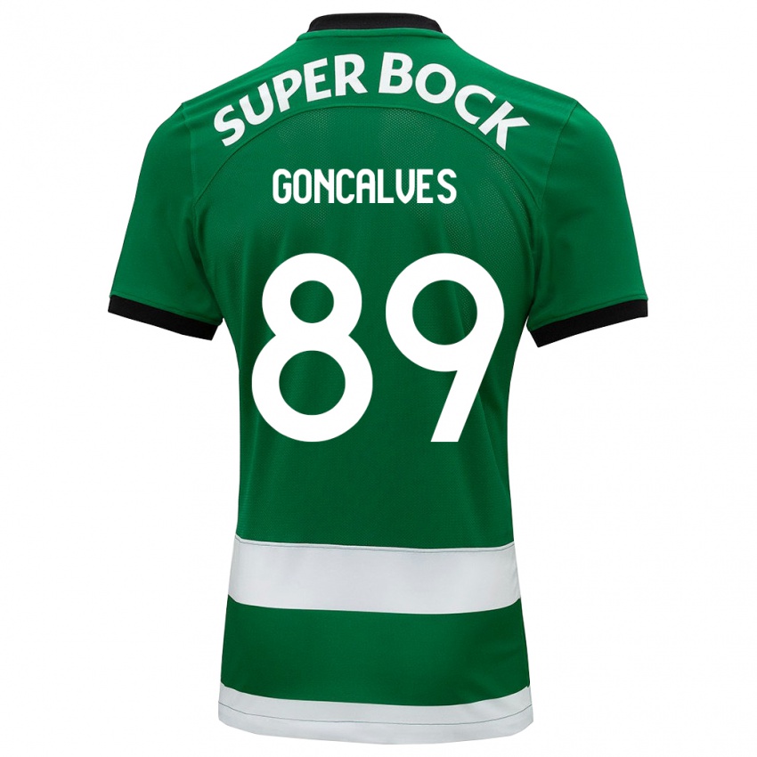 Enfant Maillot André Gonçalves #89 Vert Tenues Domicile 2023/24 T-Shirt Suisse