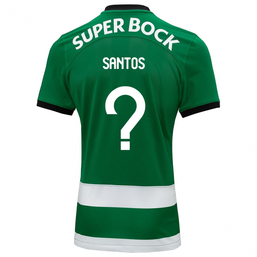 Enfant Maillot Guilherme Santos #0 Vert Tenues Domicile 2023/24 T-Shirt Suisse