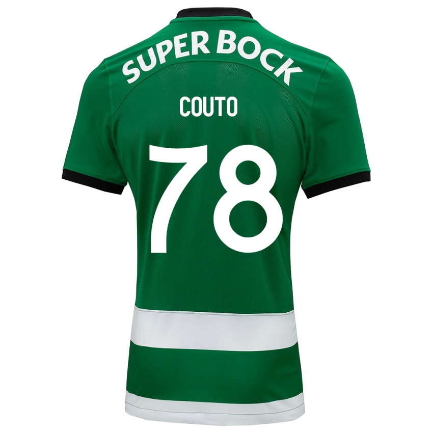 Enfant Maillot Mauro Couto #78 Vert Tenues Domicile 2023/24 T-Shirt Suisse