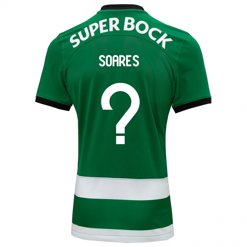 Enfant Maillot Simão Soares #0 Vert Tenues Domicile 2023/24 T-Shirt Suisse