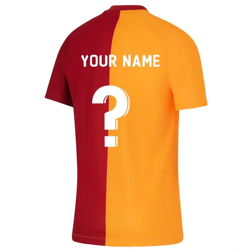 Enfant Maillot Votre Nom #0 Orange Tenues Domicile 2023/24 T-Shirt Suisse