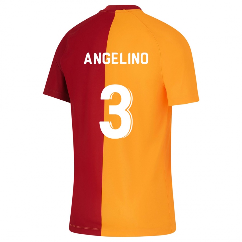 Enfant Maillot Angelino #3 Orange Tenues Domicile 2023/24 T-Shirt Suisse