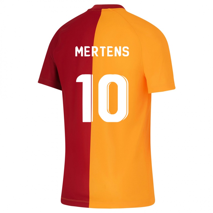 Enfant Maillot Dries Mertens #10 Orange Tenues Domicile 2023/24 T-Shirt Suisse