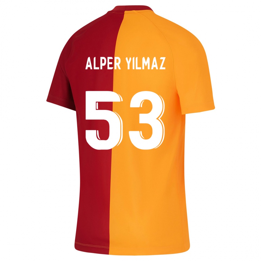 Kinder Barış Alper Yılmaz #53 Orangefarben Heimtrikot Trikot 2023/24 T-Shirt Schweiz