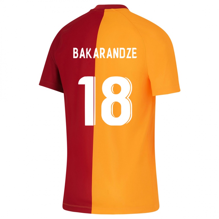 Enfant Maillot Kristina Bakarandze #18 Orange Tenues Domicile 2023/24 T-Shirt Suisse