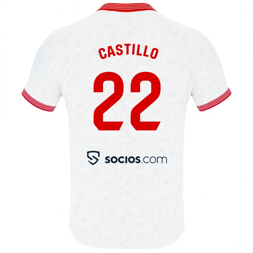 Kinder José Castillo #22 Weiß Heimtrikot Trikot 2023/24 T-Shirt Schweiz