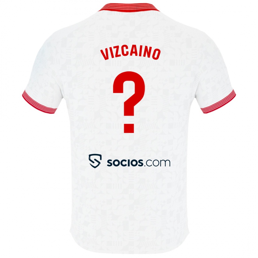 Enfant Maillot Nacho Vizcaíno #0 Blanc Tenues Domicile 2023/24 T-Shirt Suisse