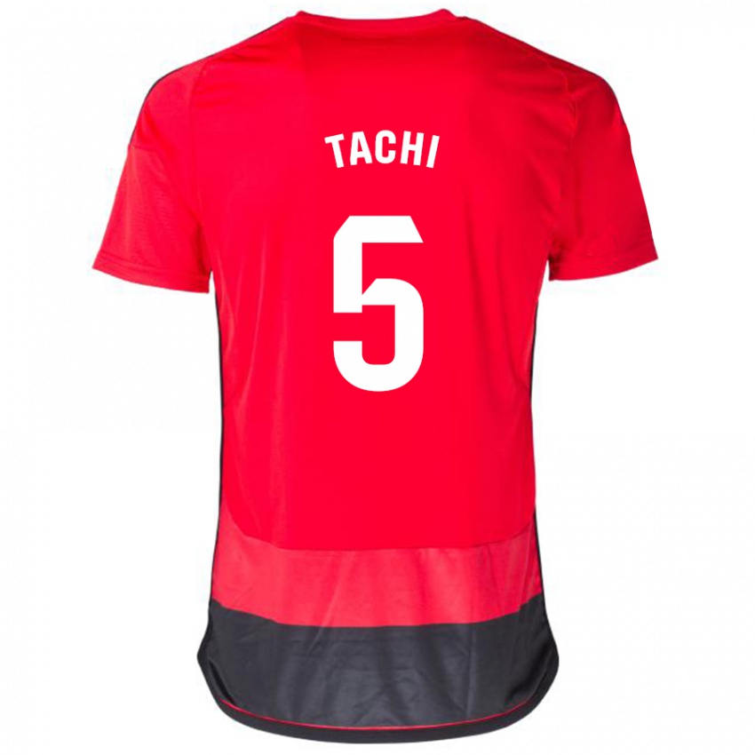 Kinder Tachi #5 Rot Schwarz Heimtrikot Trikot 2023/24 T-Shirt Schweiz