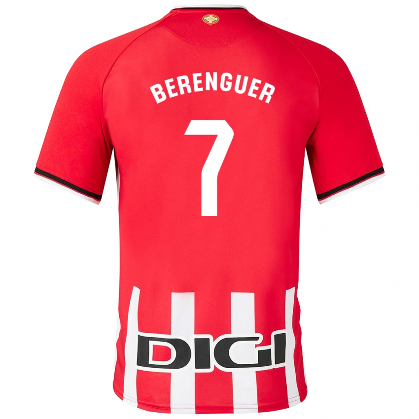 Enfant Maillot Álex Berenguer #7 Rouge Tenues Domicile 2023/24 T-Shirt Suisse
