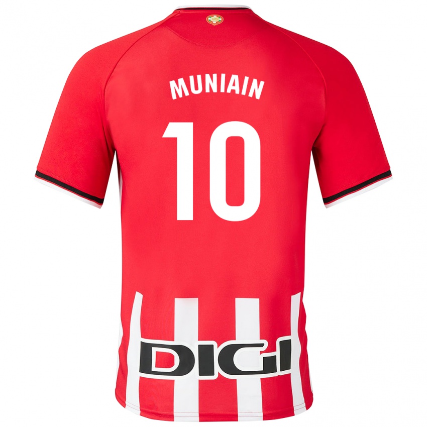 Enfant Maillot Iker Muniain #10 Rouge Tenues Domicile 2023/24 T-Shirt Suisse