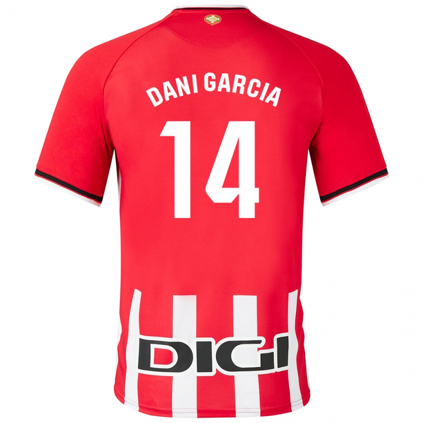 Enfant Maillot Dani García #14 Rouge Tenues Domicile 2023/24 T-Shirt Suisse