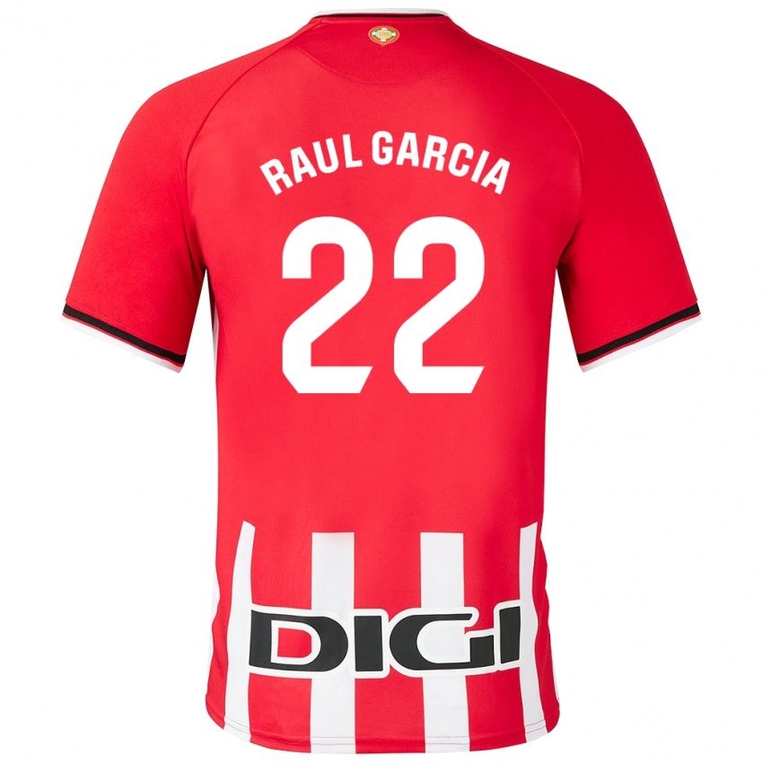 Enfant Maillot Raúl García #22 Rouge Tenues Domicile 2023/24 T-Shirt Suisse