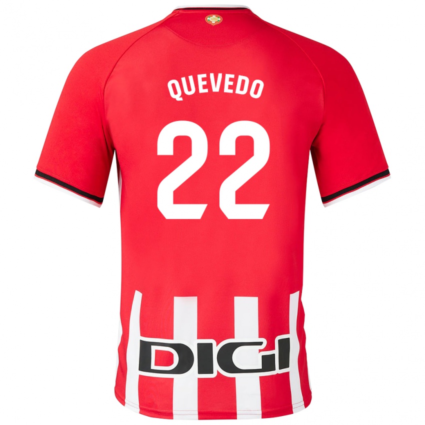 Enfant Maillot Ugaitz Quevedo #22 Rouge Tenues Domicile 2023/24 T-Shirt Suisse