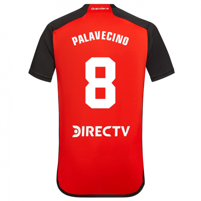 Enfant Maillot Agustin Palavecino #8 Rouge Tenues Extérieur 2023/24 T-Shirt Suisse