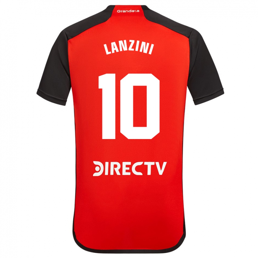 Enfant Maillot Manuel Lanzini #10 Rouge Tenues Extérieur 2023/24 T-Shirt Suisse